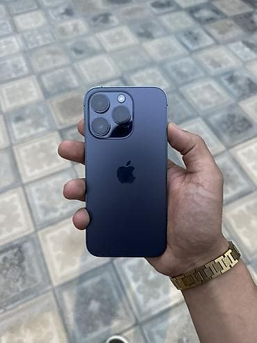 iphone 15 pro max almaq: IPhone 14 Pro, 128 GB, Deep Purple, Face ID — 1