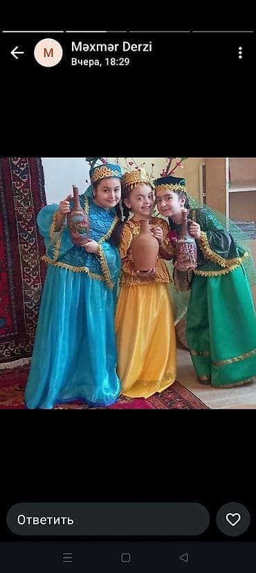 dəst geyim: Uşaq milli geyimləri – icarə və hazırlama xidməti Məktəb, bağça — 7