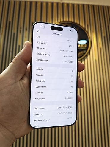 macbook pro 2.el: IPhone 16 Pro Max, 256 GB, Desert Titanium, Zəmanət, Simsiz şarj, Face ID — 2