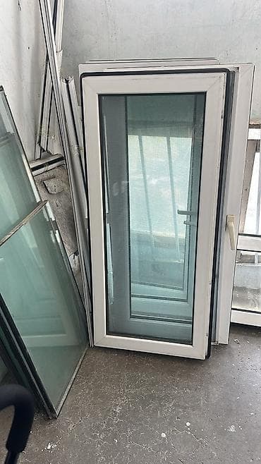 parda tul: PVC pəncərə və şüşə paketlər Olculer: 2.20nin 1.75e 2 eded cercive ve — 1