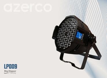 светодиодное табло бегущая строка: Bu, səhnə işıqlandırması üçün nəzərdə tutulmuş qara rəngli LED Par — 5