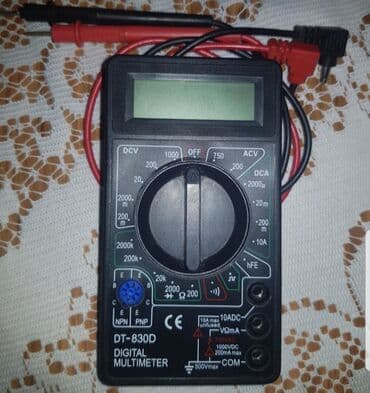 çən təmiri: Multimetr, Rəqəmsal — 1