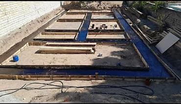 Santexnik işləri: Monolit-beton və armatur işləri – təməl və döşəmə betonlama xidməti — 1