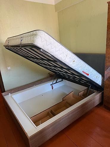 Qaldırıla bilən bazalı iki nəfərlik çarpayı və döşək dəsti - Ölçü — 3