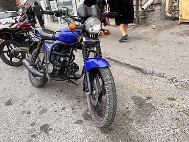 elektrik maped: Moped/Motosiklet – 50 cc, mavi rəng - Həcm: 50 sm³ (M50 işarələnməsi) — 1