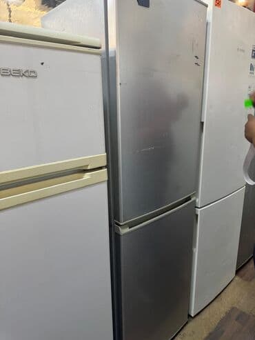 Техника для кухни: Б/у 2 двери Beko Холодильник Продажа, цвет - Серебристый — 1