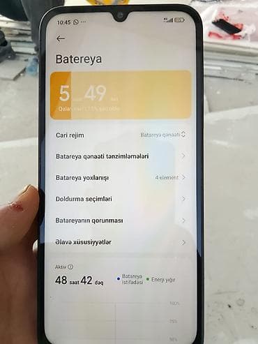 Elektronika: Poco C85, 256 GB, rəng - Qara, Barmaq izi — 4