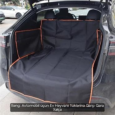 Avtomobil üçün Ev Heyvanı Tüklərinə Qarşı Qara Xalça - Rəng: Qara