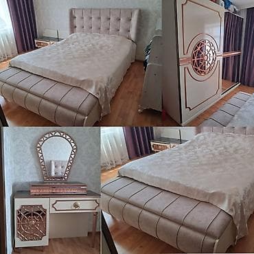 kreditle kunc divan: Yataq dəsti satılır 850₼. Matrası var.Ünvan Əhmədli. 9677. Sevil1 — 1