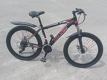 velosiped quba: STELSPORT çöl velosipedi - Gediş növü: dağ/şəhər - Rəng: qara-qırmızı — 4