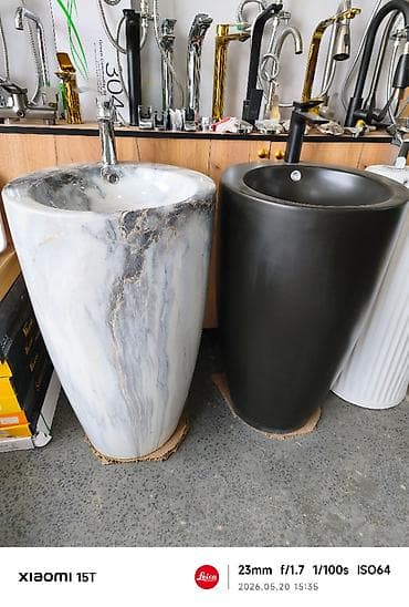 tulpan moyka: Məhsul: Ayaqüstü vanna otağı lavabosu (pedestal tip) Təsvir: - — 1