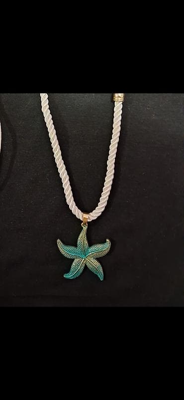 Kulonlar: Dəniz ulduzu temalı iki ədəd boyunbağı seti. HƏR BİRİ 5 MANAT - Model — 2