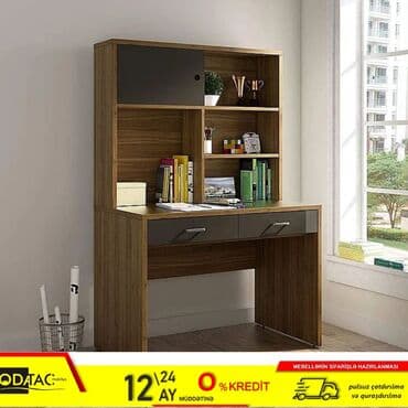 uşaq ucun yazı masası: Oğlan və qız üçün, Yeni, Siyirməli, Yazı masası, Stulsuz — 1