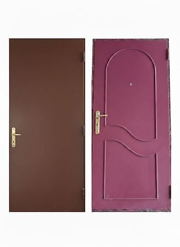 Mənzil üçün İşlənmiş Giriş qapısı 100x210 sm Zamok ilə, Zəmanətsiz, Ödənişli quraşdırma, Ünvandan götürmə, Ödənişli çatdırılma