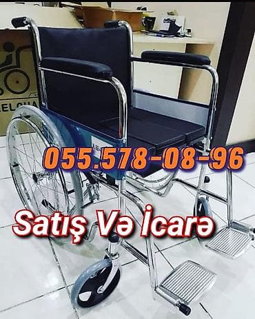 əl arabaları: Manual əlil arabası – satış və icarə. - Korpus: möhkəm xromlanmış — 1