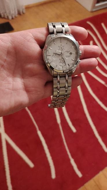 saat kişi ucun: Qol saatı, Tissot, rəng - Ağ — 1
