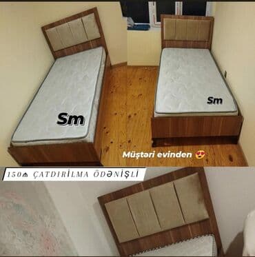 tek neferlik çarpayı: Təknəfərlik çarpayı, Matras ilə — 25