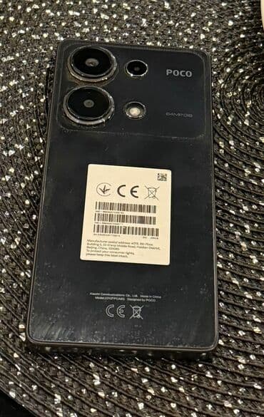 poko x 3 pro: Poco M6 Pro, 256 GB, rəng - Qara, Barmaq izi — 2