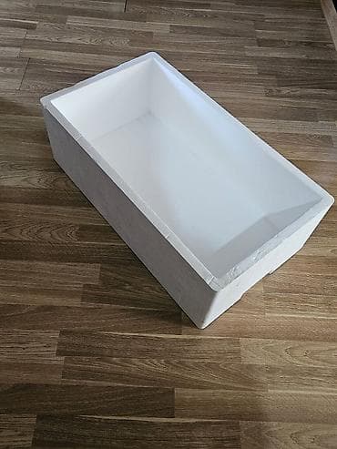 termo qutu: Polistirol (penoplast) termo qutu – qapaqlı - Material: sıx — 2