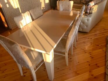 купить бу пластиковые окна: Для гостиной, Нераскладной, Прямоугольный стол, 6 стульев — 2