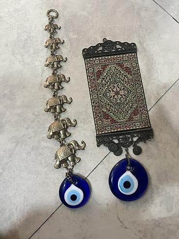 Dekorativ “Gözmuncuğu” asılqan dəsti - 2 ədəd divar/asma bəzəyi - lalafo.az -da Dekorativ “Gözmuncuğu” asılqan dəsti - 2 ədəd divar/asma bəzəyi -