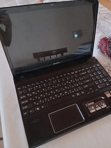 kreditle iphone 11: Sony VAIO E Series noutbuk zapcas kimi satiram - Ekran: 15.5" (parlaq — 2