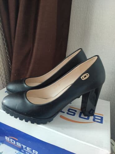 детские кожаные туфли: Туфли, Размер: 39, цвет - Черный, Новый — 5