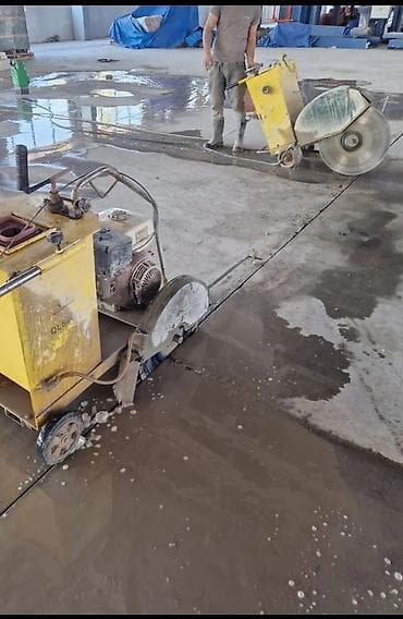 Beton kəsmə və deşik açma xidməti - Düzxətli və şov yivləri üçün