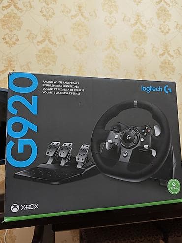 oyun cd: Logitech G920 Racing Wheel + Pedal və Driving Force Shifter dəsti - — 1
