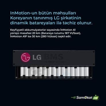 электронный самокат: Elektrik samokat Inmotion A1F (L5S) scooter skuter 🛴 Gördüyünüz ən — 3