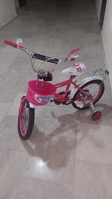 Uşaq dünyası: Uşaq velosipedi – Pink Star temalı, 2 əlavə təhlükəsizlik təkərli — 2