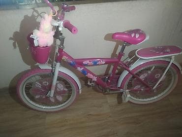 Uşaq velosipedi çəhrayı 7-12 yaşa qədər istifadə etmək olar oturacaq