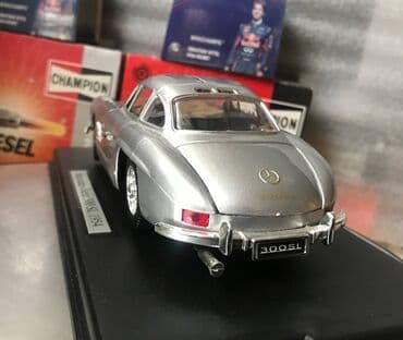 metbex tavan modelleri: Коллекционная модель Mercedes-Benz 300SL Coupe W198 Silver 1954 — 16