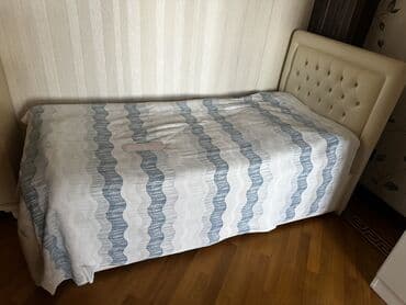 Təknəfərlik çarpayı, Bazalı, Matras ilə, Siyirməsiz
