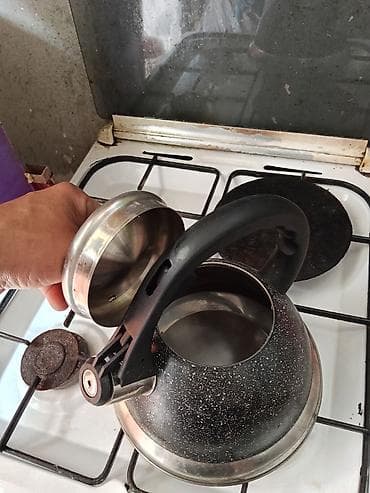 qara sam: Qaz sobası üçün fit çalan çaydan - Material: paslanmayan polad gövdə — 3