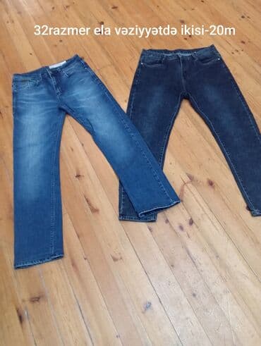 yun şalvar: Hamısı 40m tək 10m razmer şəkil üstə yazilib Kişi şalvarları – — 8