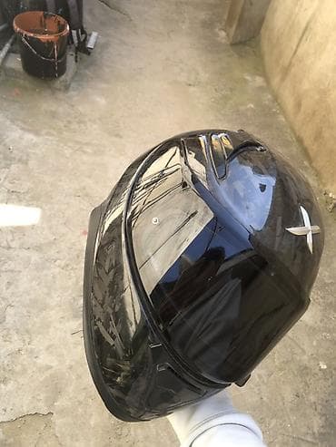 maşın mator: Məhsul: Tam üzlüq motosiklet dəbilqəsi, qara karbon tərzində dizayn — 2