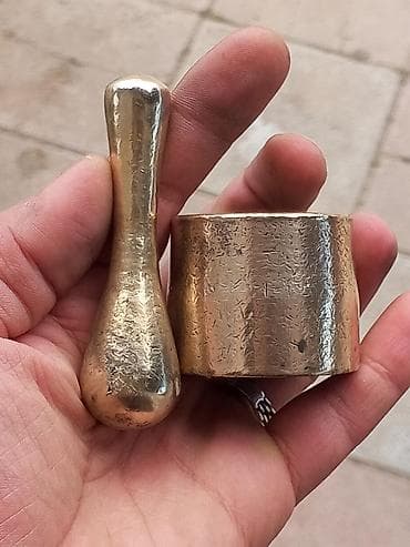 Latun havan və dəstə qiymətdə razılaşmaq olar - Material: bürünc/metal — 2