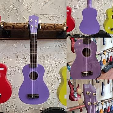 gitara gence: Ukulele Smiger GK11 Simlərin sayı: 4 Çanta hədiyyə Ölçü:Soprano — 1