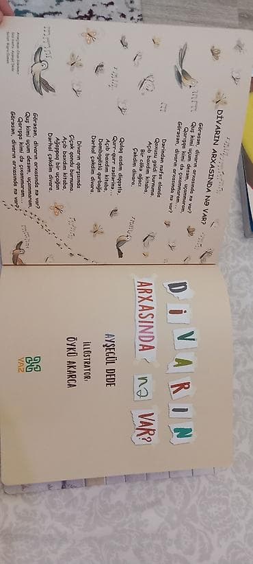 Kitablar və jurnallar: Məhsul: “Divarın arxasında nə var?” – uşaq kitabı Müəllif: Ayşegül — 2
