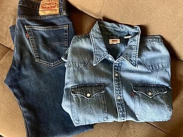 polis geyim: Levi’s shalvar koynak ikisida 100% original ideal vaziyatda — 1