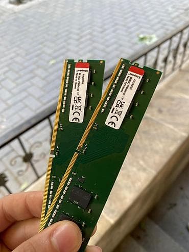pc hisseleri: Operativ yaddaş (RAM) Kingston, 8 GB, 3200 Mhz, DDR4, PC üçün, İşlənmiş — 1