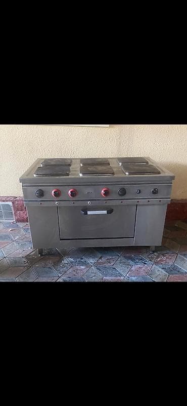 электрический печка: 600₼ Restoran uçun 6gözlü tok peçi sobasıda var Yasamal 5444 — 1