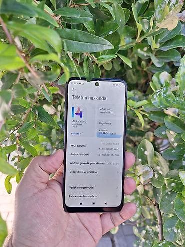 iphone 10 x: Redmi Note 11, 128 GB, rəng - Mavi, İki sim kartlı — 3