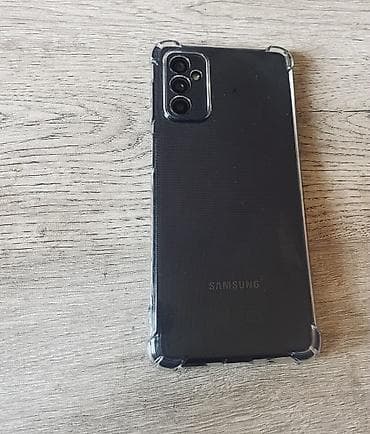 samsung netbook: Samsung Galaxy M52 5G, 128 GB, rəng - Qara, Barmaq izi, İki sim kartlı, Face ID — 2