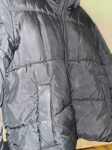 uzun kurtqa: Qara rəngli qısa model şişmə qış gödəkçəsi - Rəng: Dərin qara - — 3