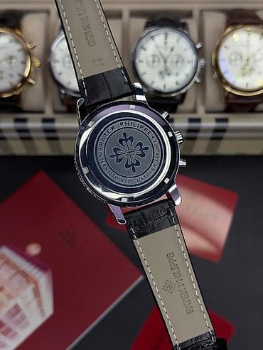 Новый, Наручные часы, Patek Phillipe, цвет - Черный — 2