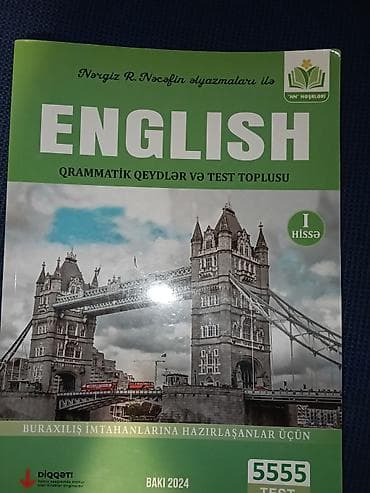 Velosiped ehtiyyat hissələri: Məhsul: “ENGLISH – Qrammatik qeydlər və test toplusu (I hissə)” — 1