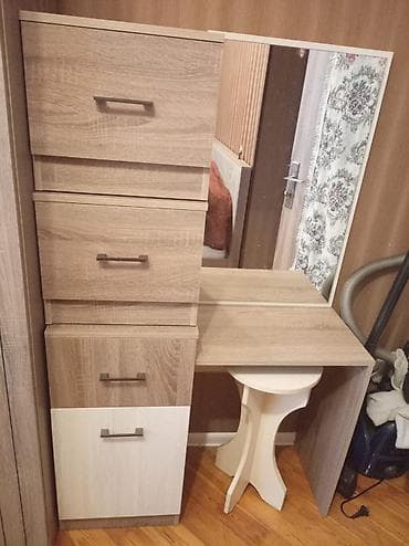 dolab ikinci el: Yataq otağı mebel dəsti - Ölçü: 160 x 200 sm yataq (şəkildə — 4