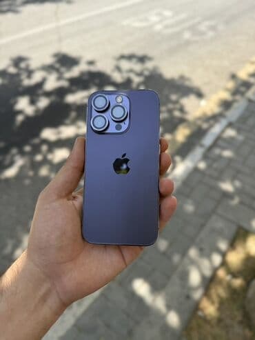 телефон fly ds169: IPhone 14 Pro, 128 ГБ, Deep Purple — 19